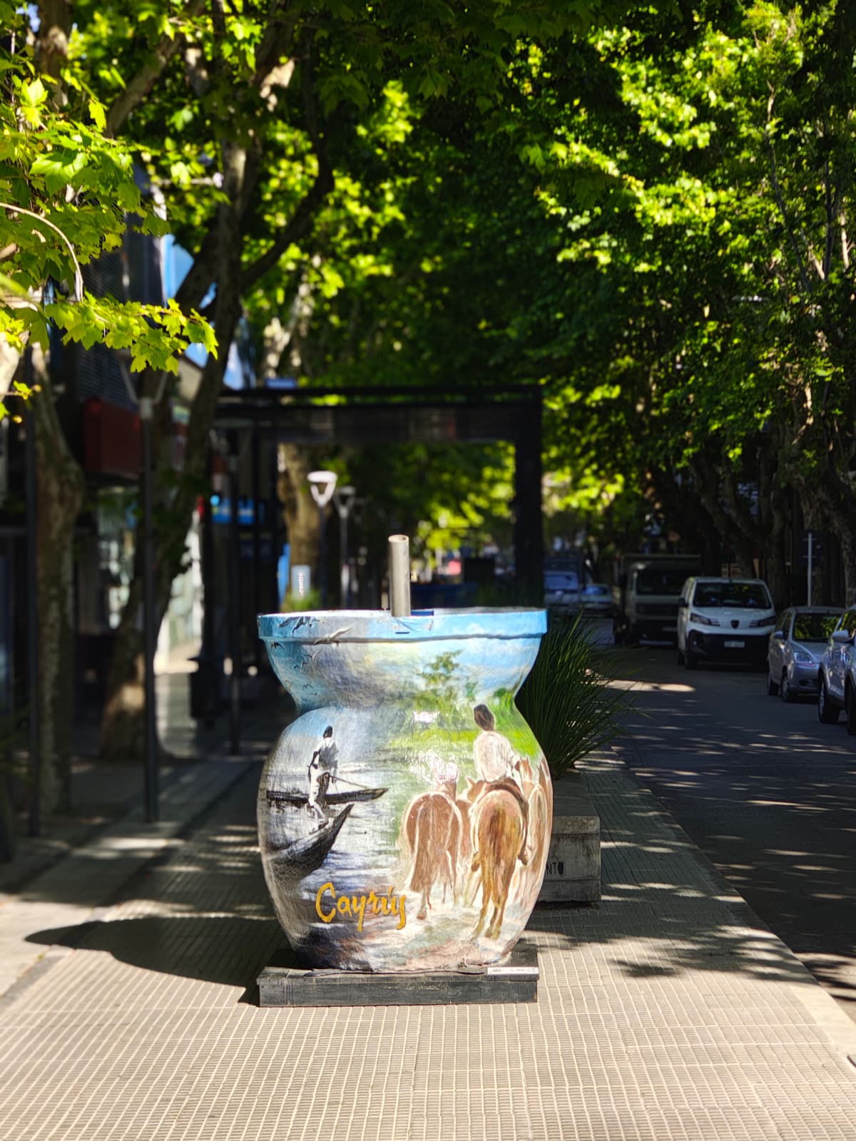 Fue presentada en Durazno la exposición “Mate Art Gallery”