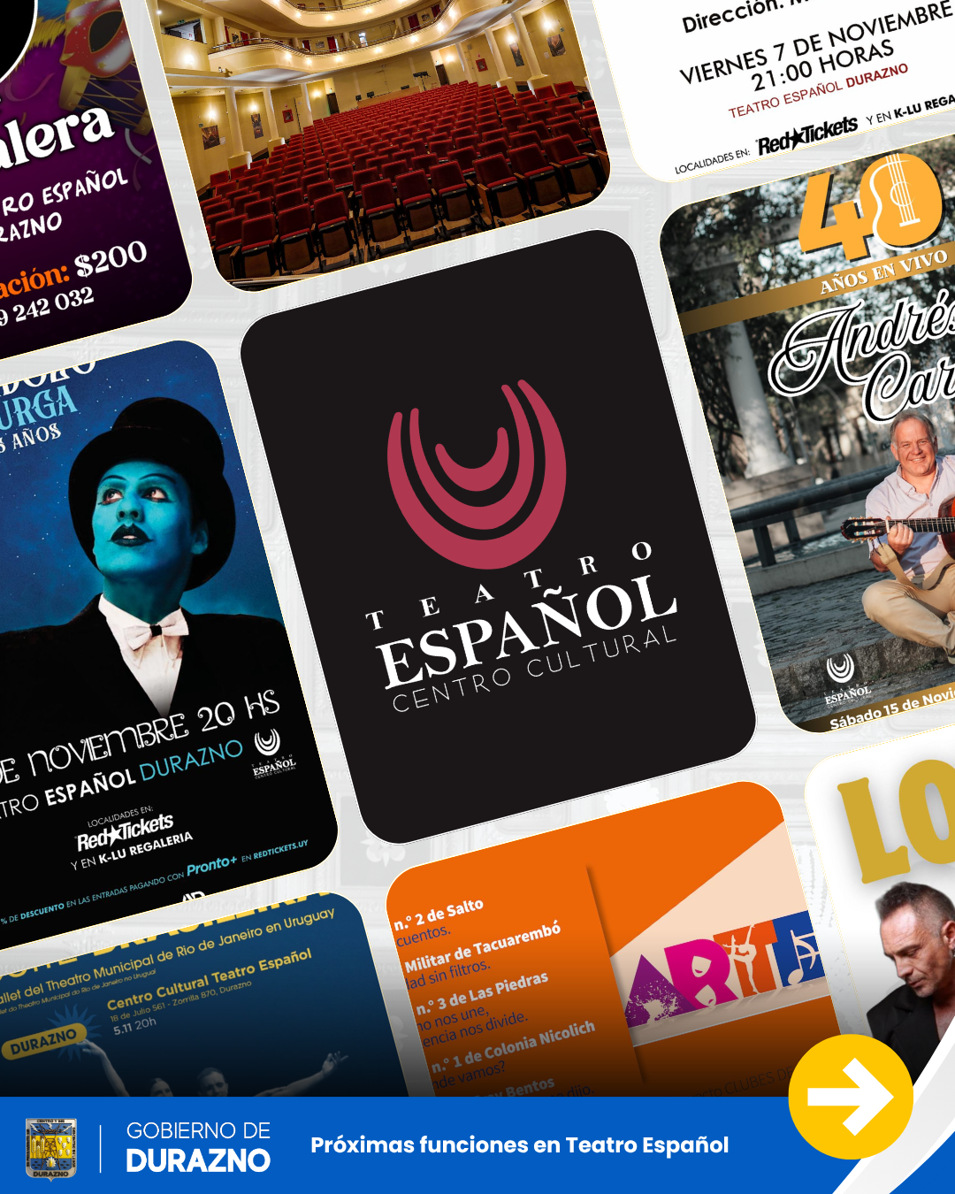 Mirá la agenda completa de las próximas funciones en el Teatro Español