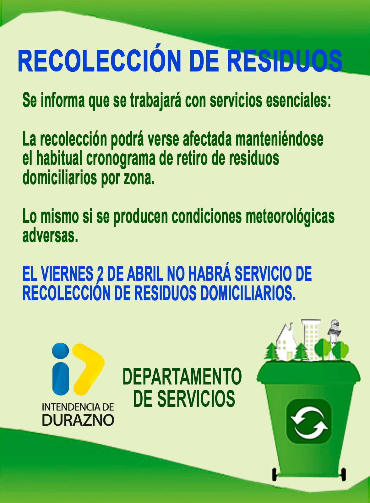 Departamento servicios
