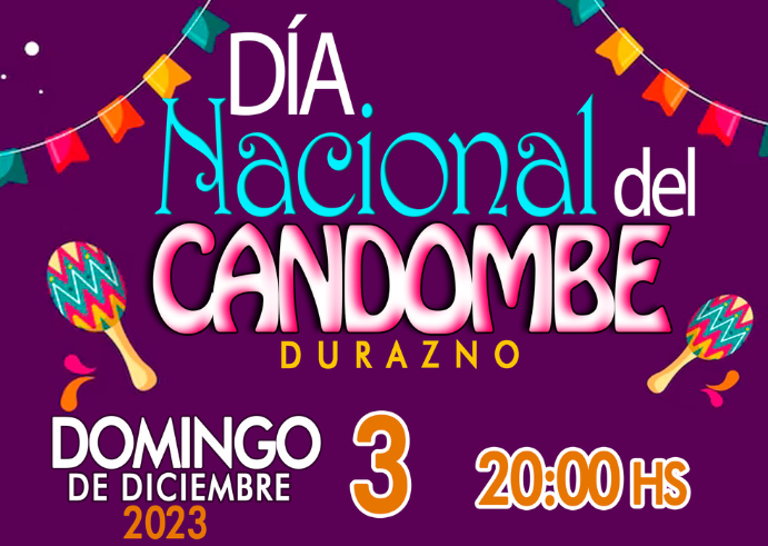 Durazno celebra el domingo el Día Nacional del Candombe