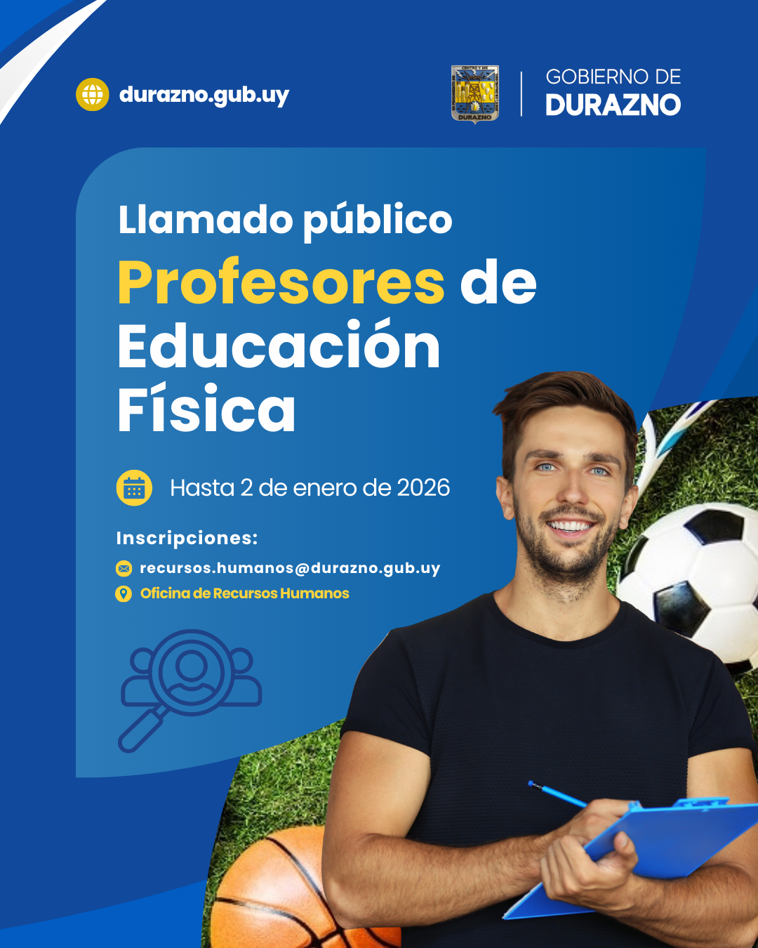 Llamado a Profesores de Educación Física