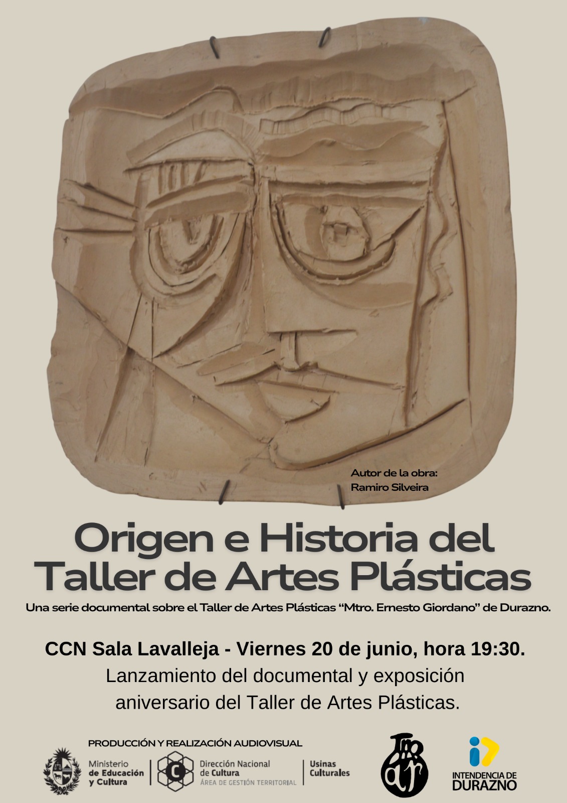 Hoy: Estreno de producción audiovisual oficial sobre el Taller de Artes Plásticas de Durazno