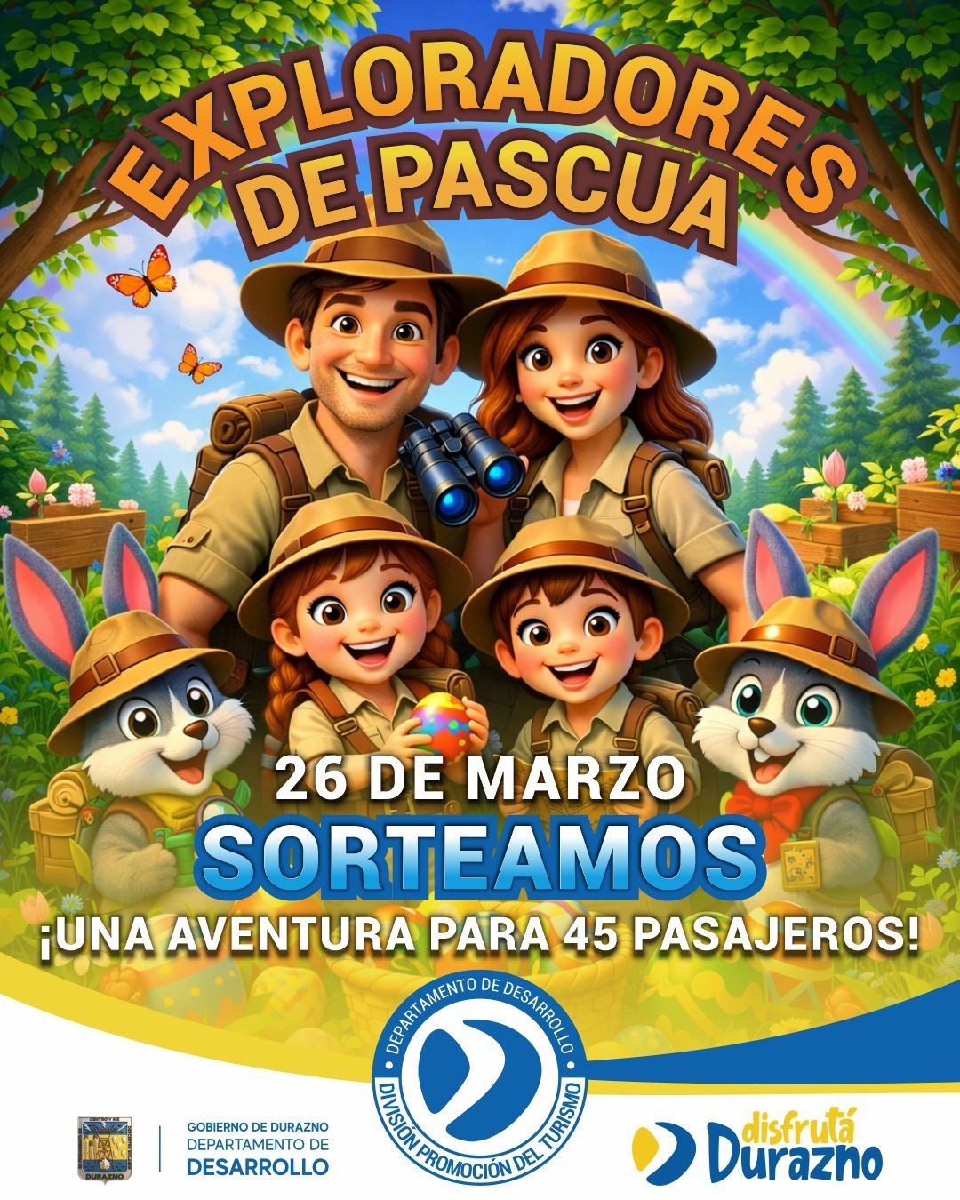 Exploradores de Pascua: aventura turística para 45 participantes