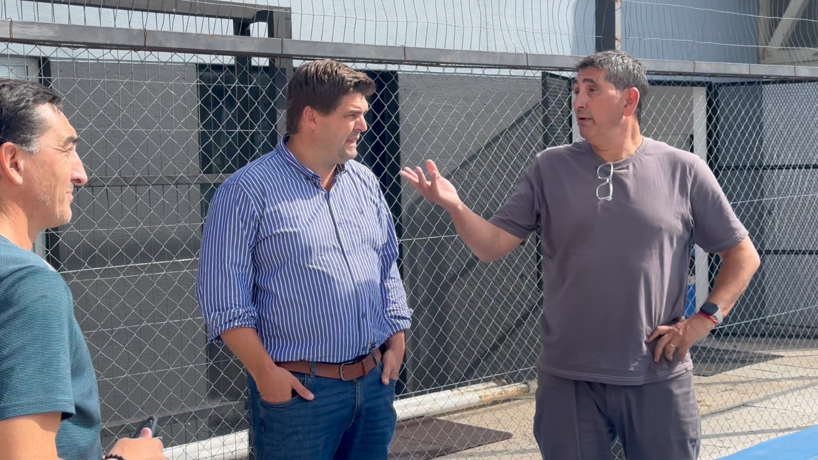 Marcelo Capalbo visitó Durazno y recorrió instalaciones deportivas actuales y proyectadas