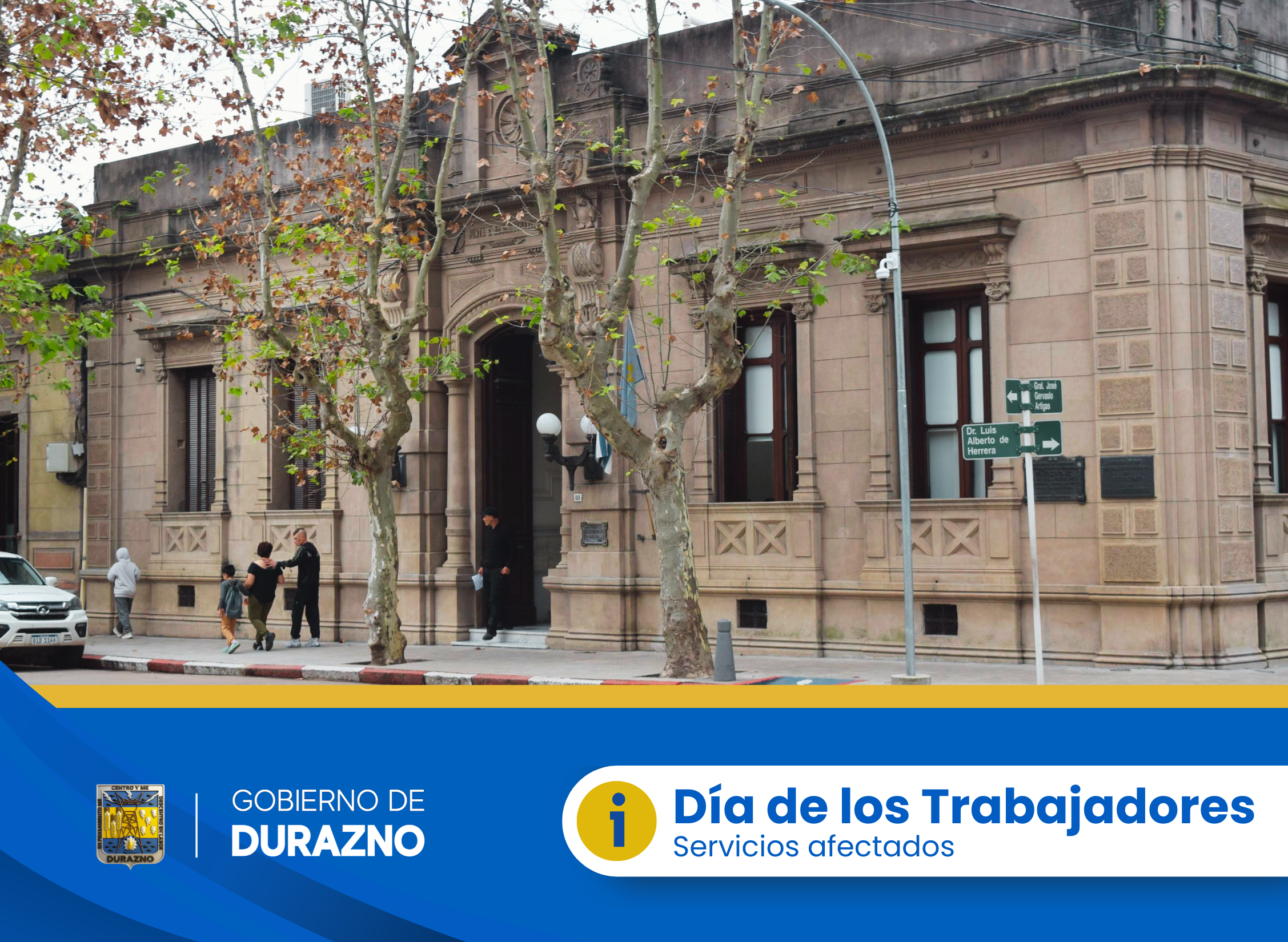 Servicios afectados en virtud al Día de los Trabajadores