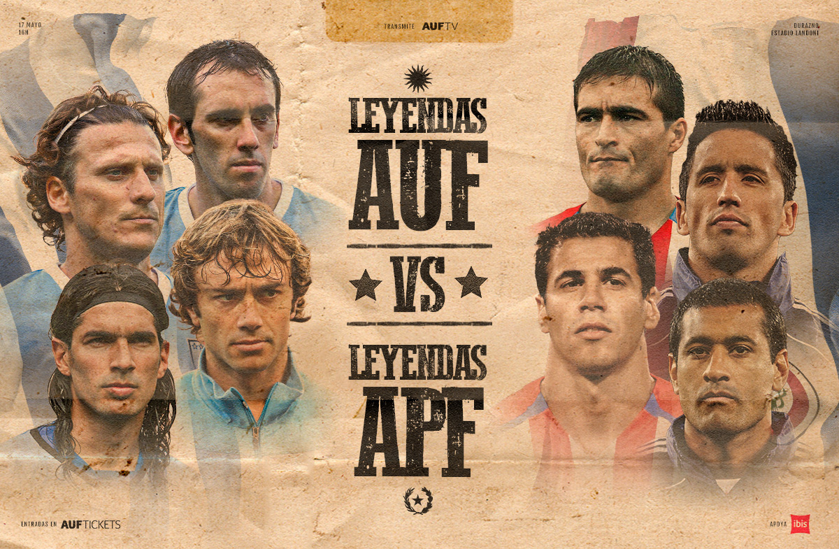 Partido de Leyendas: jugadores confirmados y venta las entradas en AUFtickets