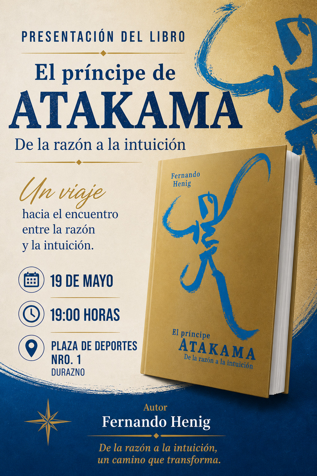 Presentación del libro “El Príncipe de Atakama” del Prof. Fernando Henig, en Plaza de Deportes Nº 1