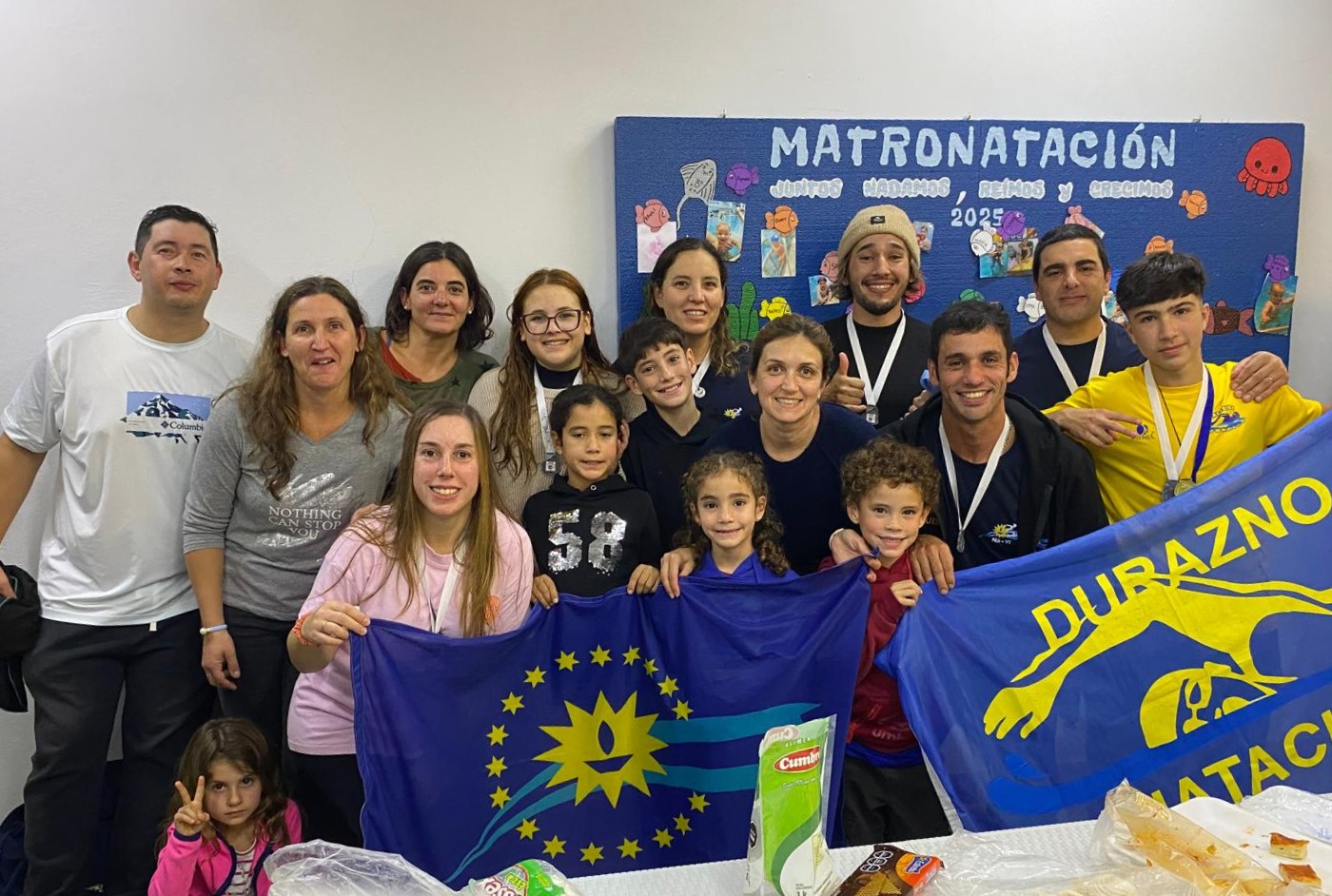 Natación Master: Destacada actuación de duraznenses en San José