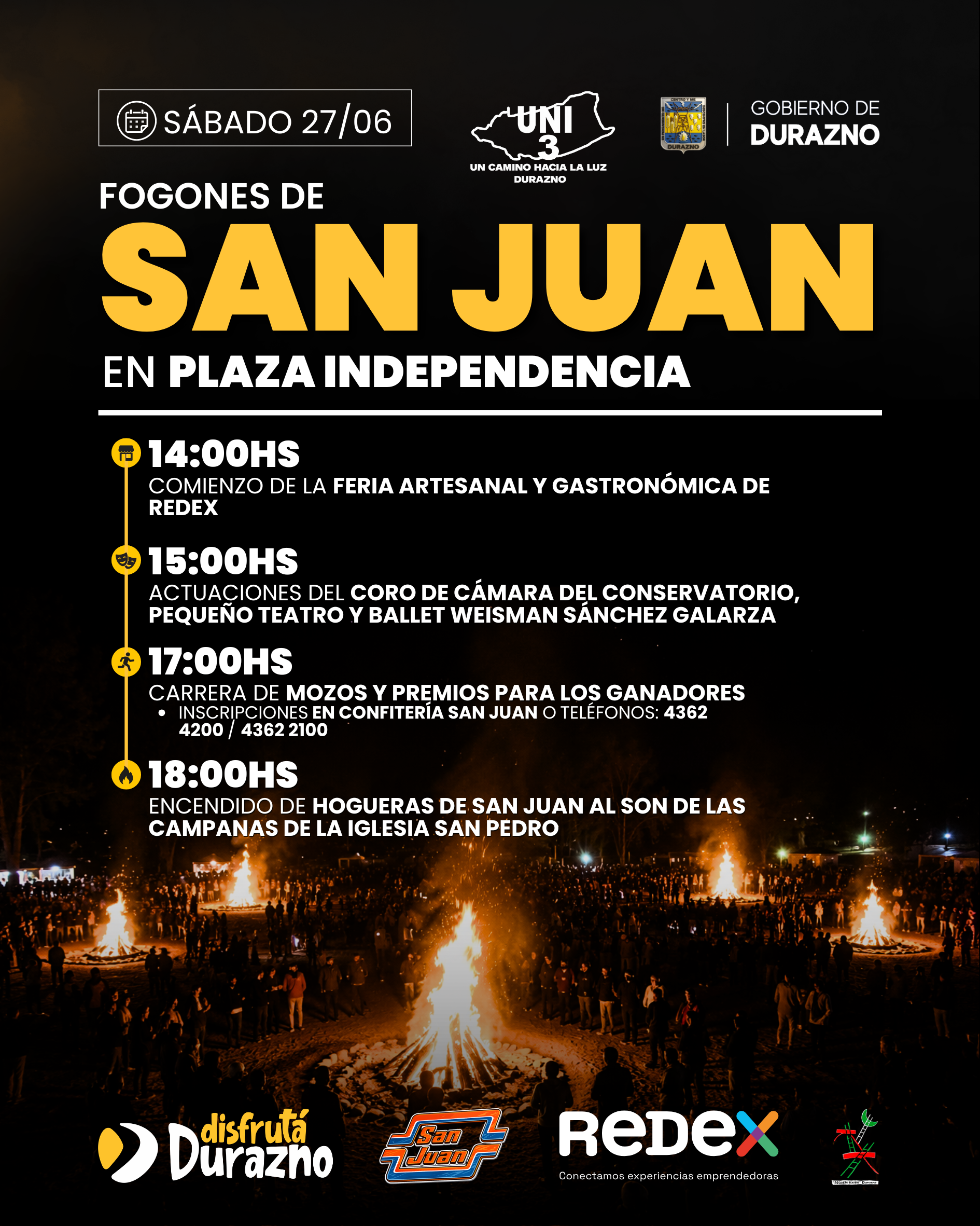 Vuelven los Fogones de San Juan con carrera de mozos, feria, espectáculos y las tradicionales hogueras