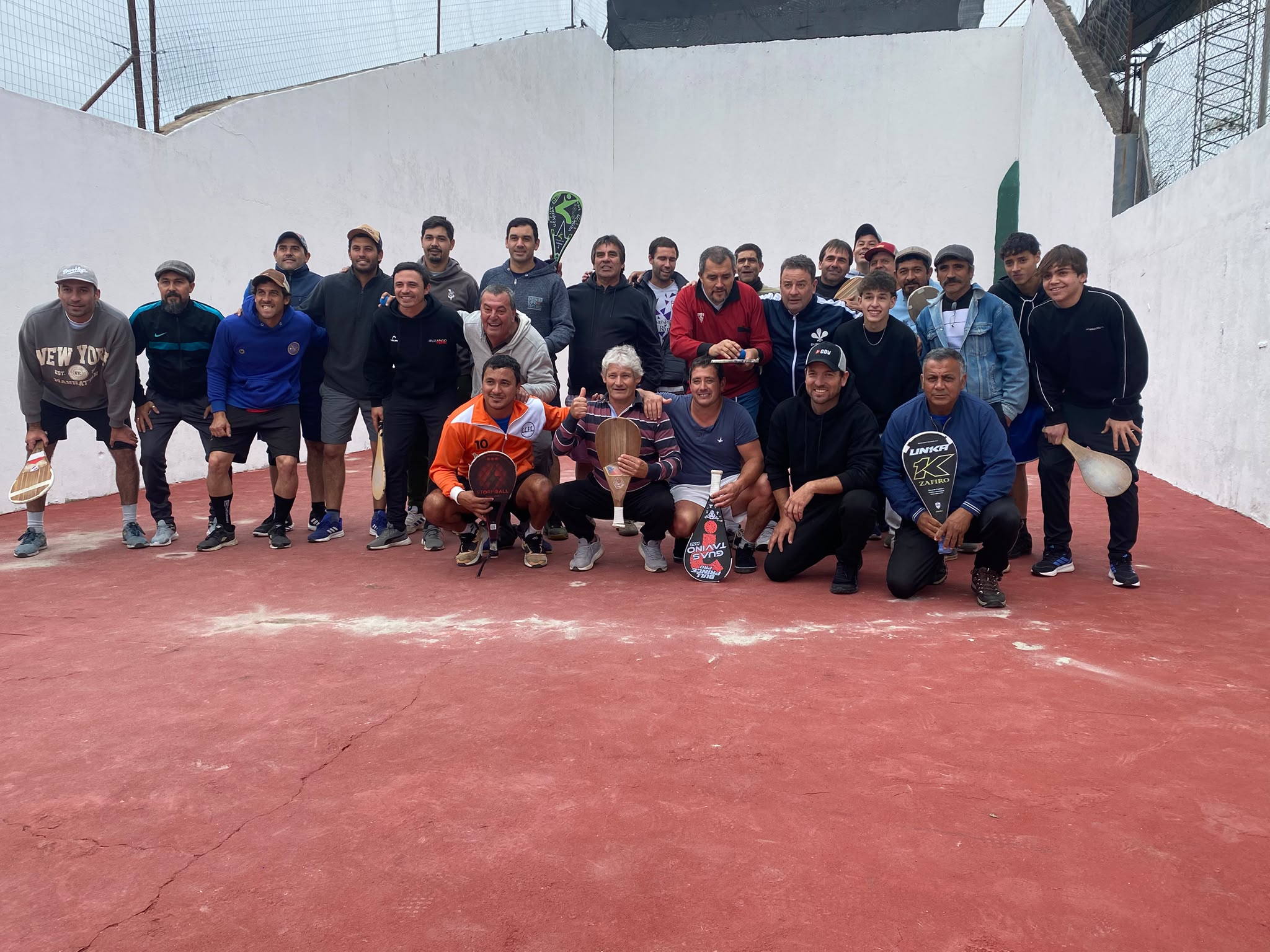 La Paloma fue sede de un exitoso Campeonato Integración de Paleta Frontón