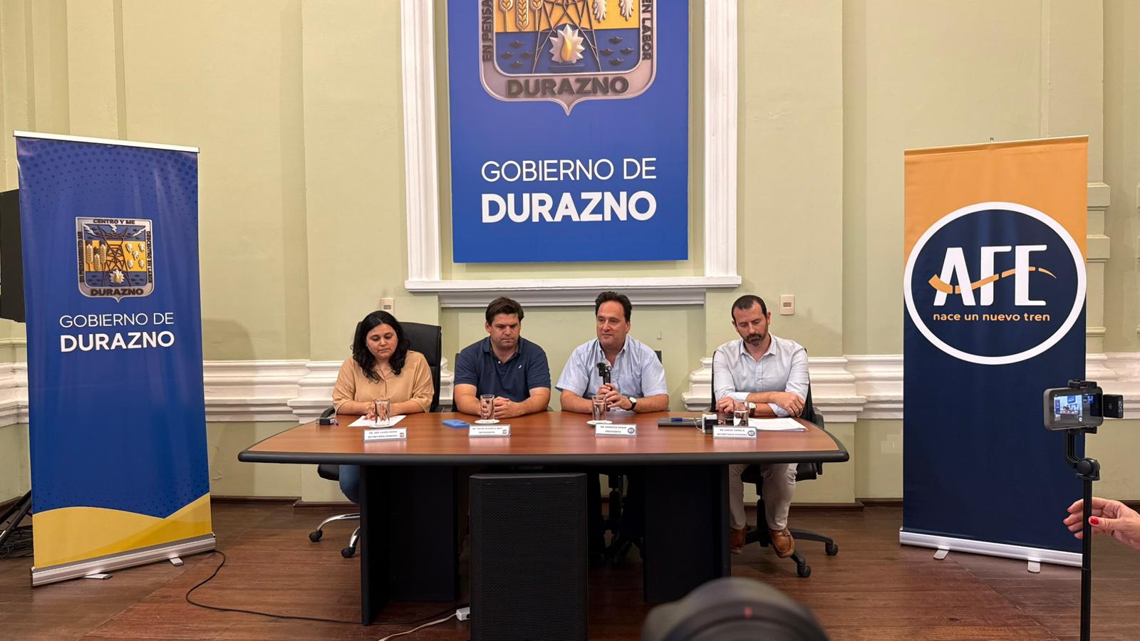 Gobierno departamental y AFE firman convenio para poner en valor bienes públicos