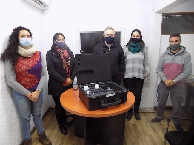 Laboratorio de medicion de agua y aire Prensa IDD 2