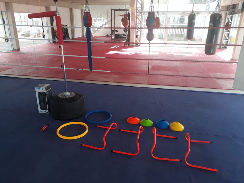 Nuevos materiales para gimnasio de boxeo Prensa IDD 3