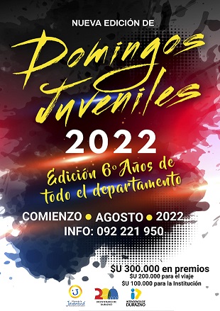 web Grafica promo DOMINGOS JUVENILES 2022 Prensa IDD