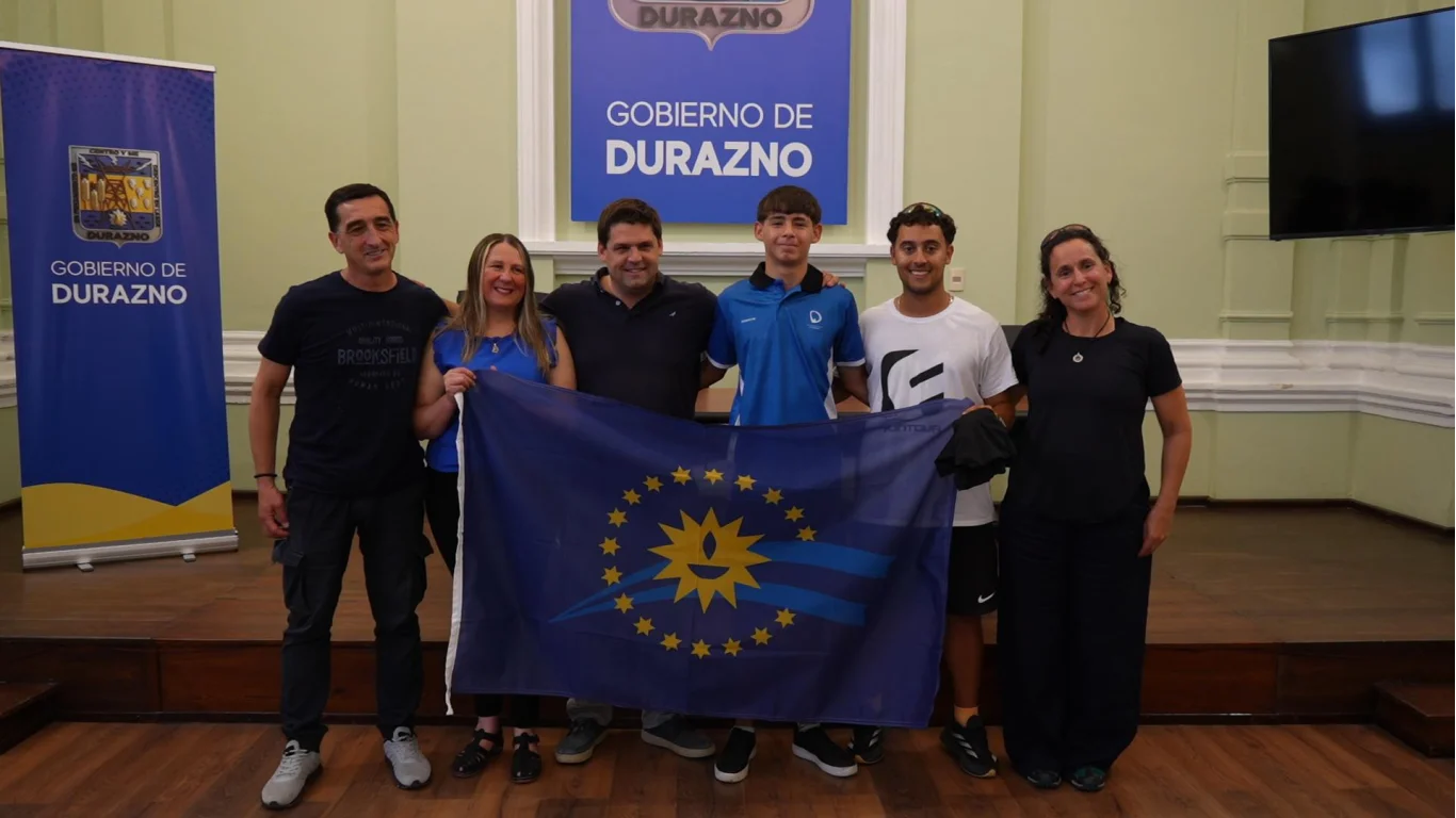 Andrew Moreira viaja a Paraguay con la bandera de Durazno rumbo a los Juegos Sudamericanos