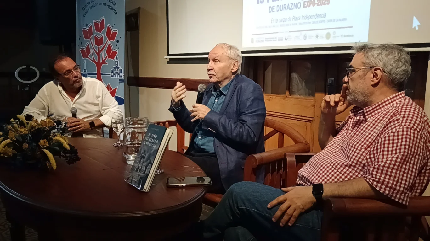 El escritor Pablo Vierci expone en Durazno una problemática social persistente