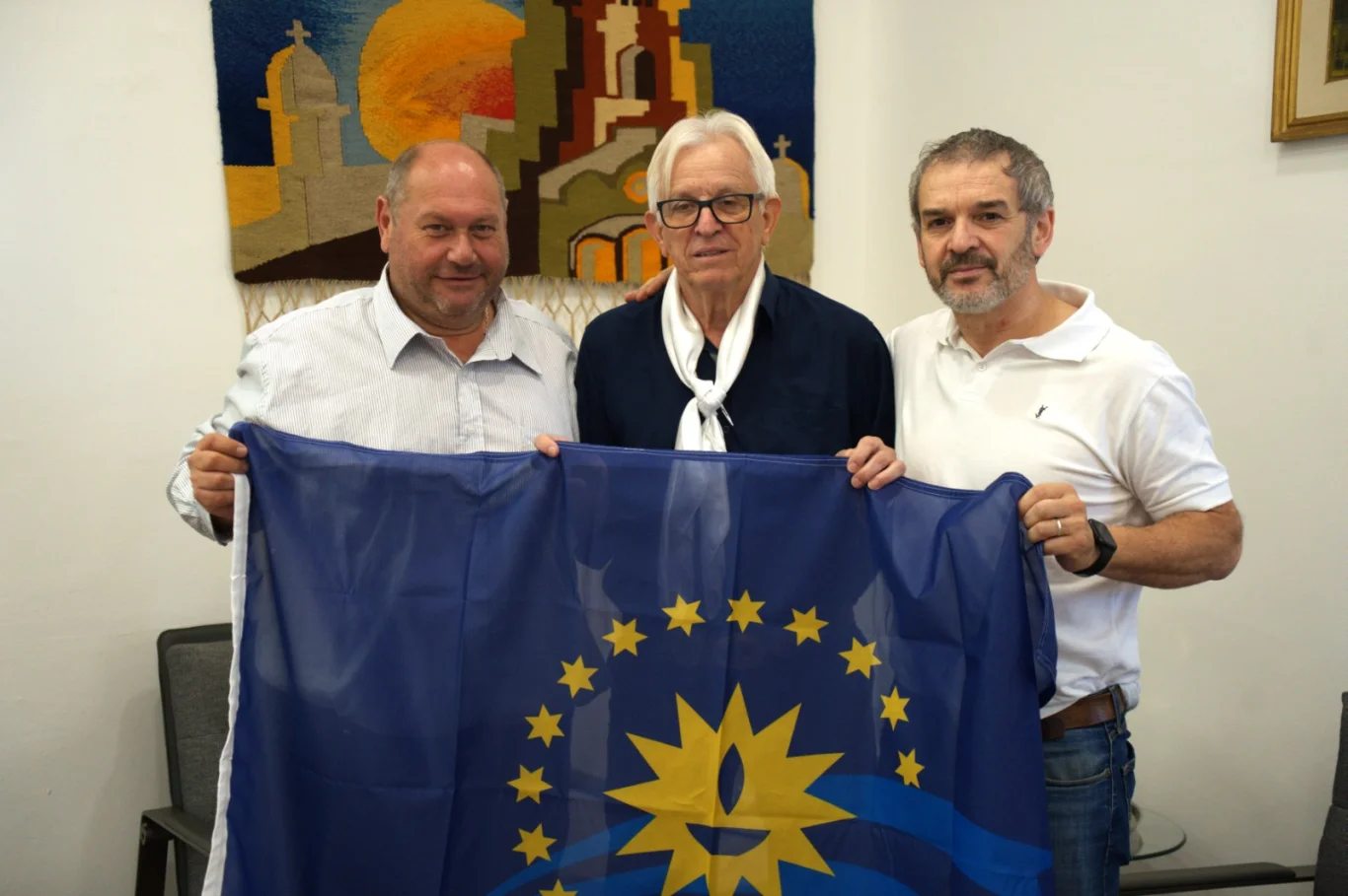 Durazno recibió la “Chama Crioula” en su vuelta al mundo