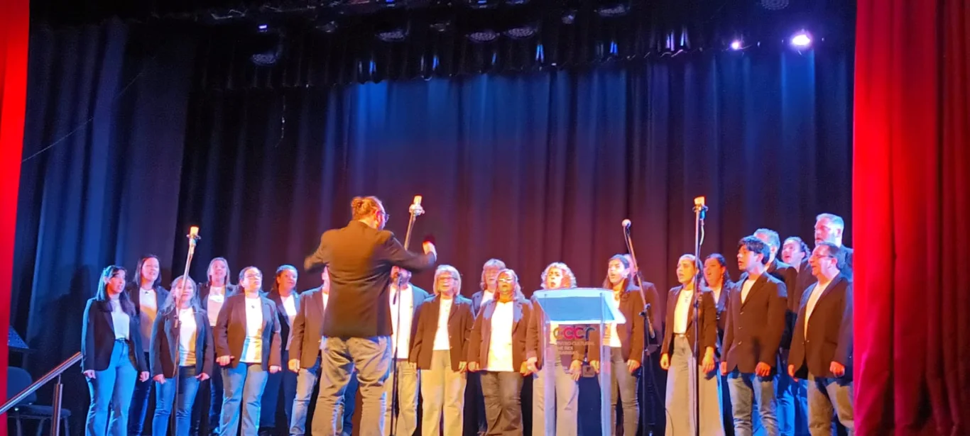 Cierre de año con arte: concierto ,«Sinestesia» del Coro Departamental Prof. Raúl H. Evangelisti
