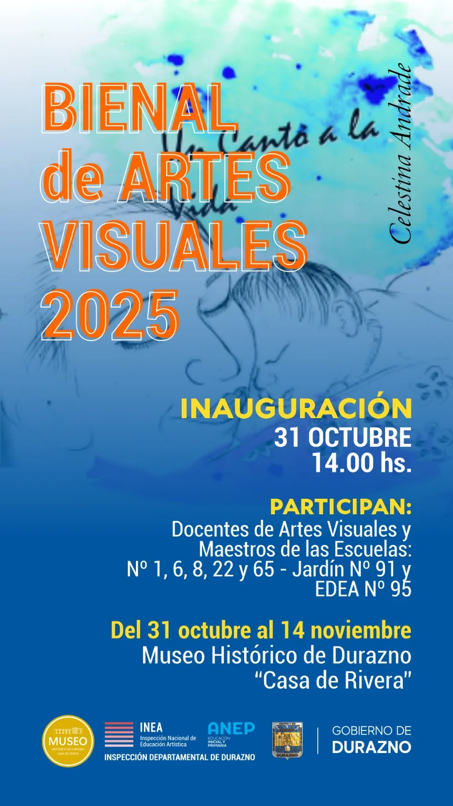 Este viernes abre al público la Bienal de Artes Visuales 2025 en el Museo Casa de Rivera