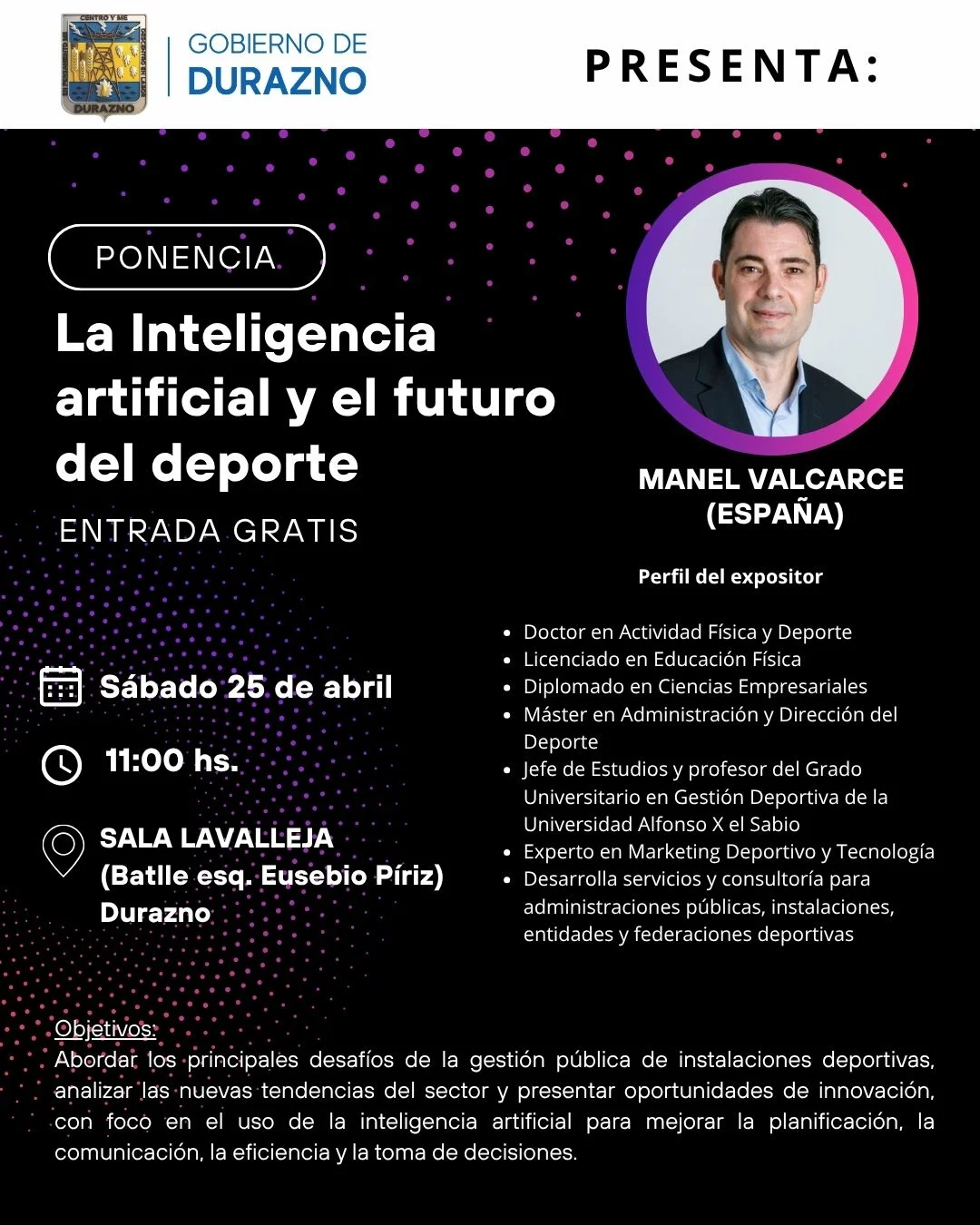 Taller gratuito: Inteligencia Artificial para la gestión de instalaciones deportivas públicas