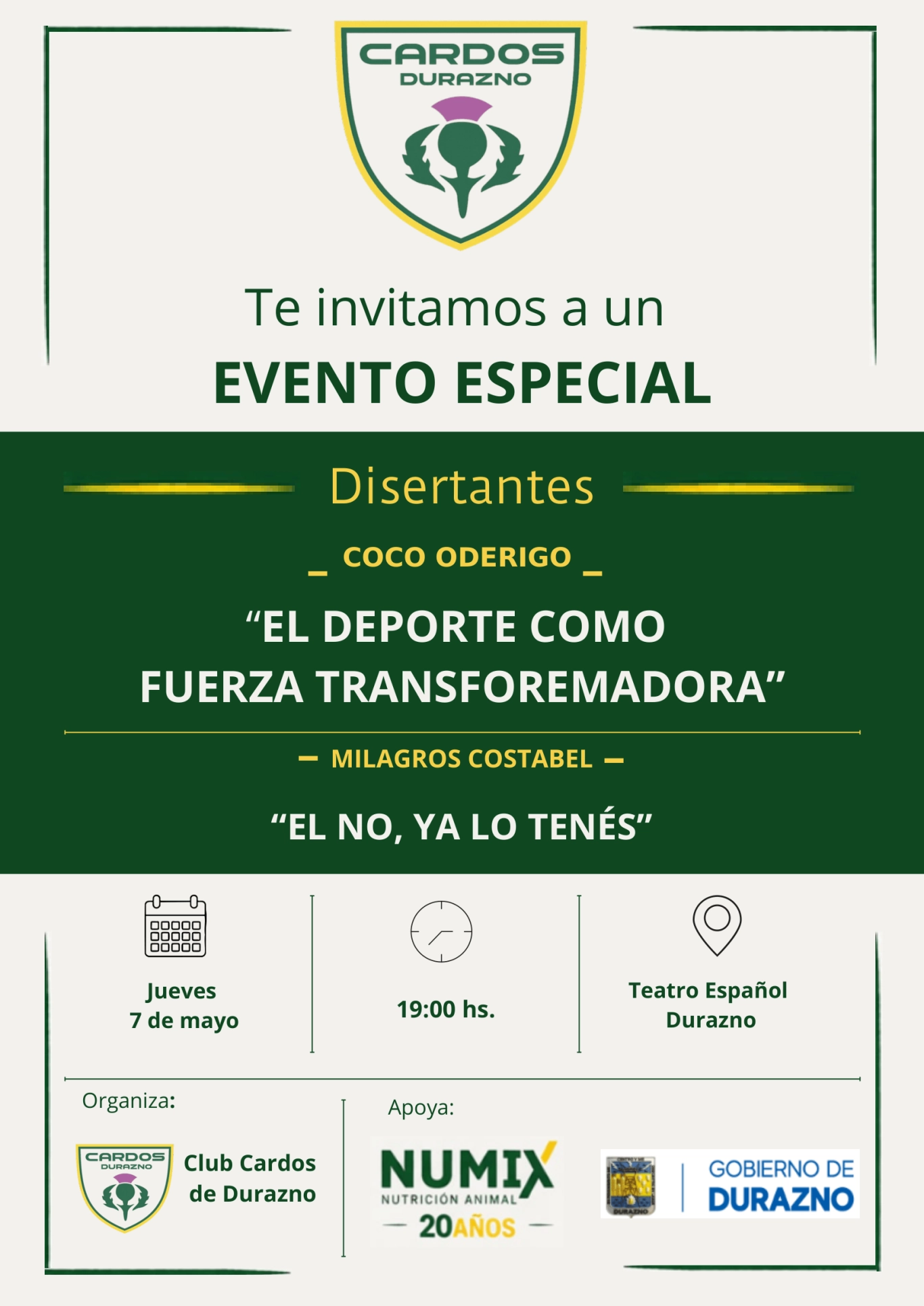 El rugby que bajó la reincidencia del 65% al 5%: historia y más en charla abierta este jueves