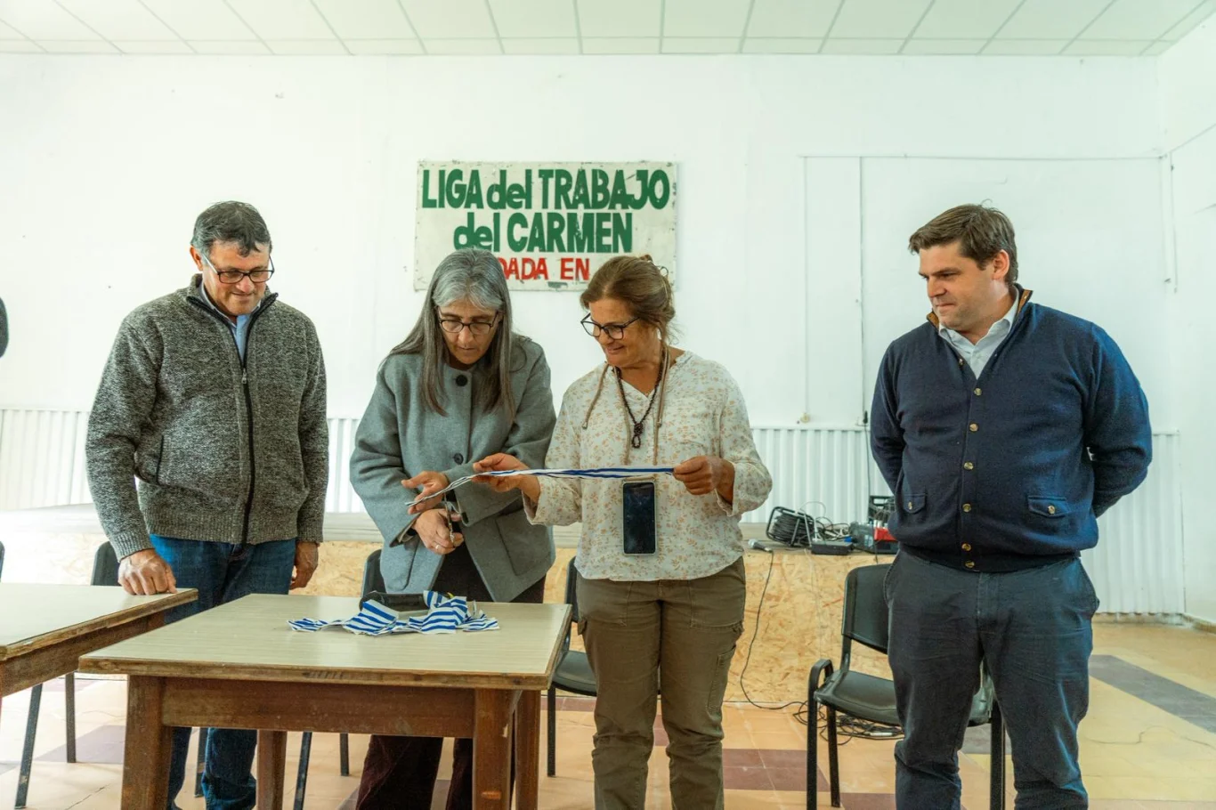 Liga del Trabajo del Carmen inaugura obras de mejora en su sede social
