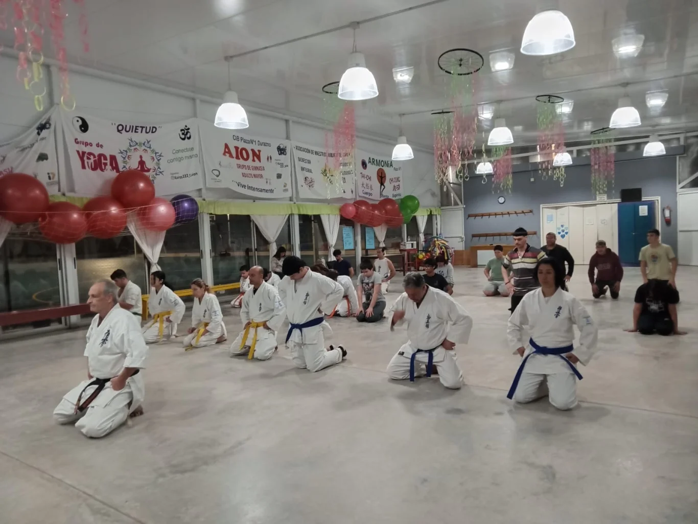 Examen de Cinturón Negro en la Escuela de Karate de Durazno