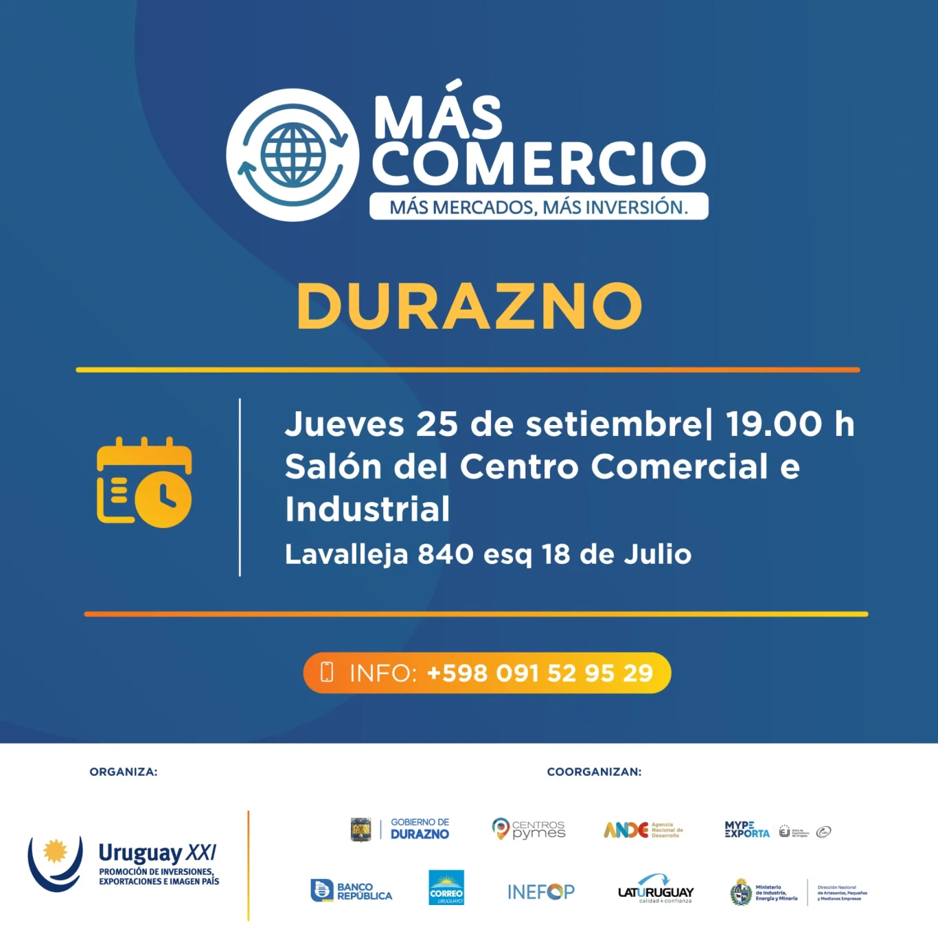 Más Comercio 2025 llega a Durazno