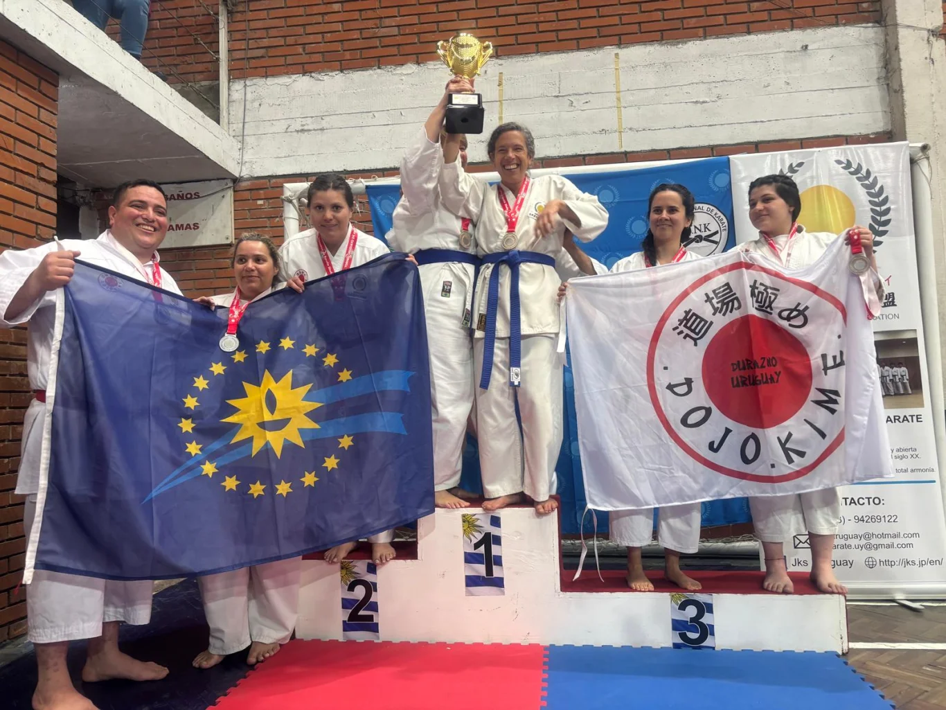 Delegación de Durazno brilló en el 6º Torneo Uruguayo de Karate