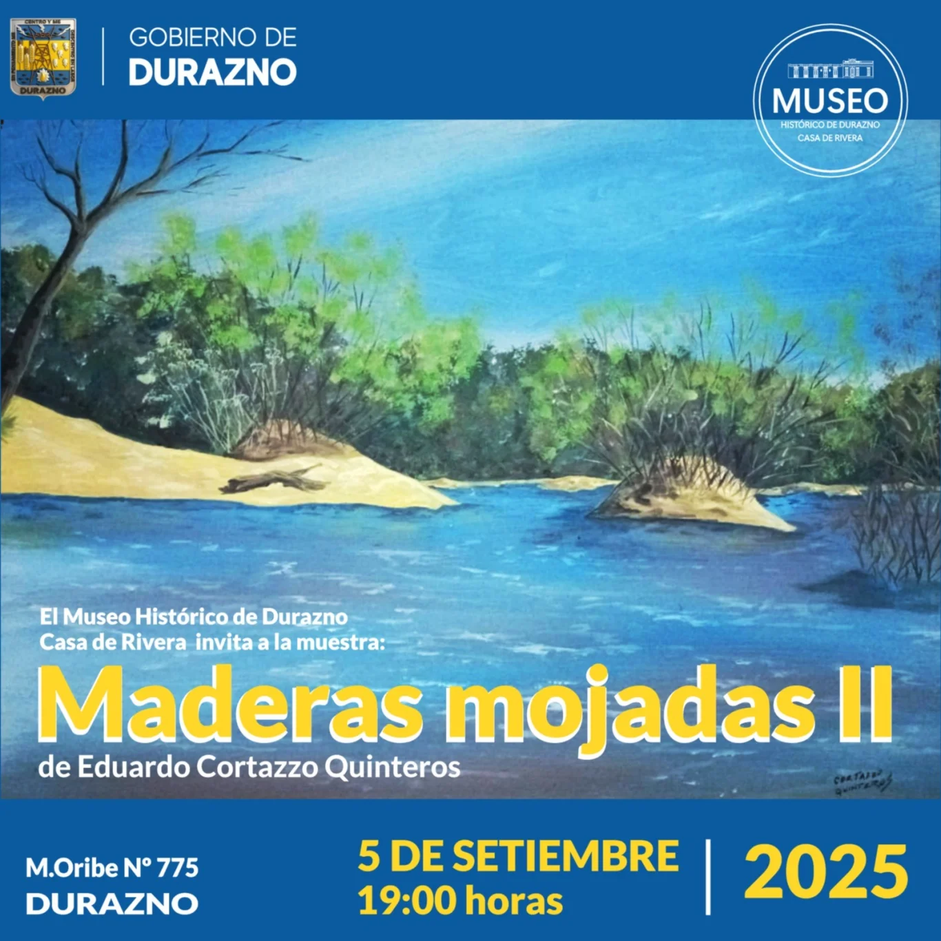 Arte y río Yi: llega a Durazno la segunda edición de «Maderas Mojadas»