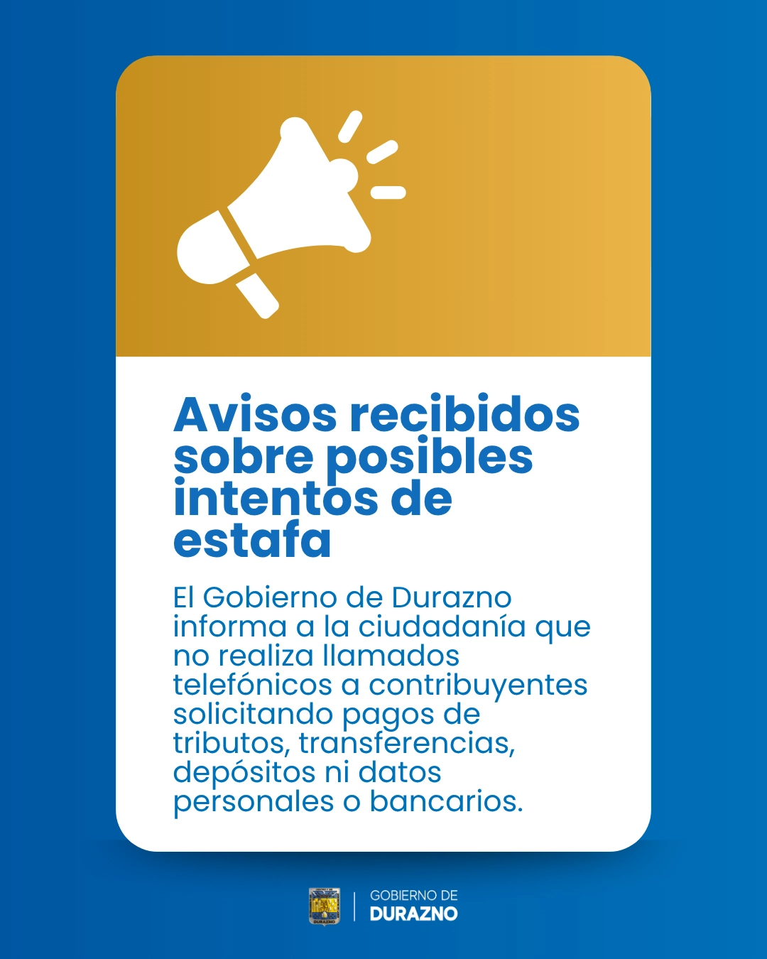 Cuidado con estas llamadas: delincuentes se identifican como empleados de la Intendencia para robar datos