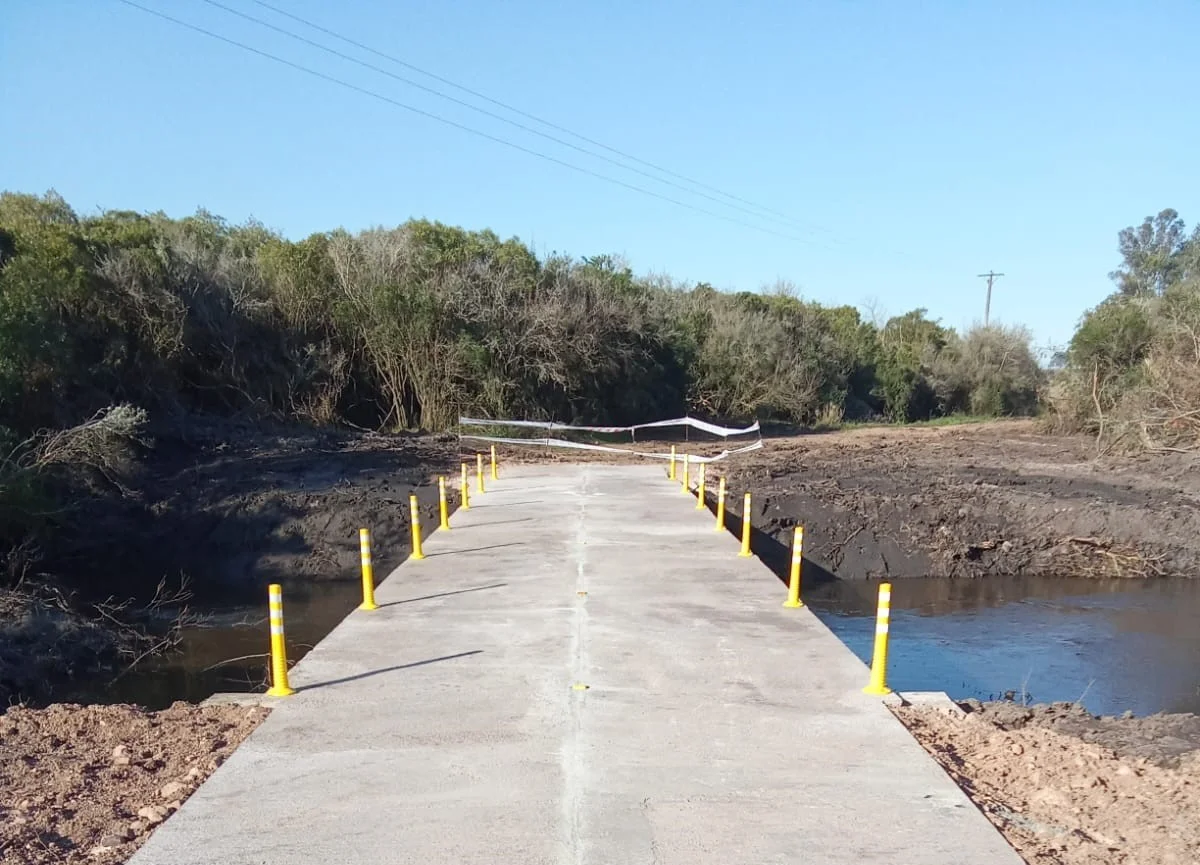 El puente de Tranqueras del Yí ya admite la circulación de vehículos livianos