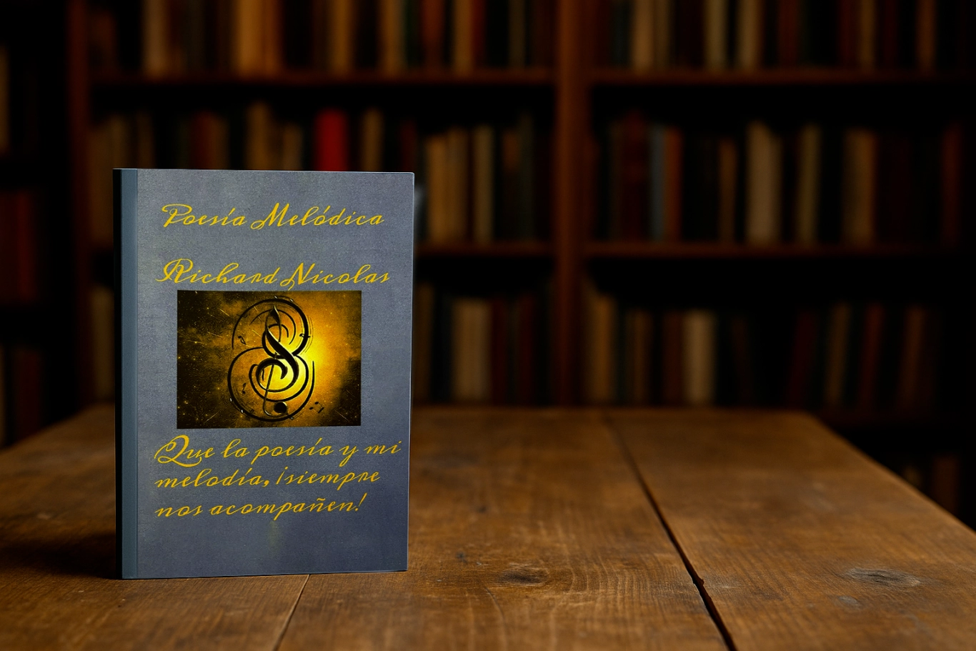 Presentan el poemario Poesía Melódica de Richard Nicolás
