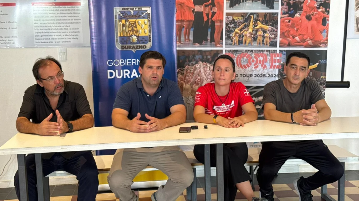 Durazno recibe a la élite de la gimnasia danesa con espectáculos, talleres y actividades abiertas